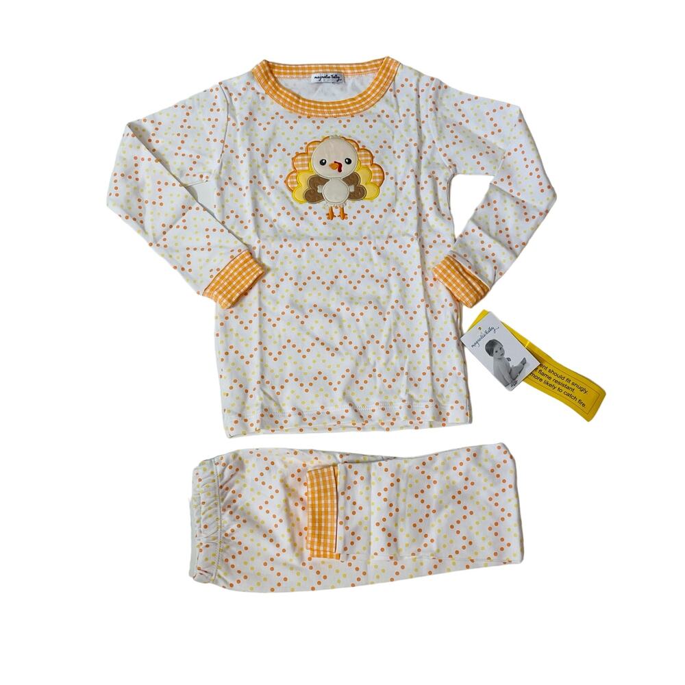 NWT Magnolia Baby Size 5 Little Gobbler PJs
